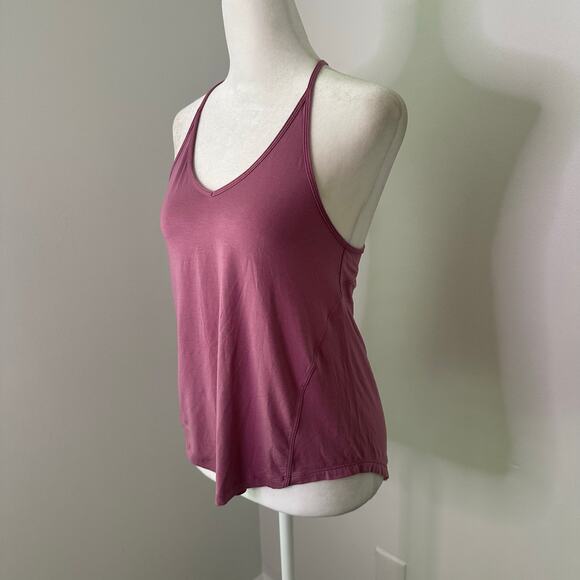 Lululemon mauve purple sleeveless tie back spaghetti strap tank top - Picture 3 of 9